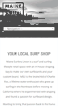 Mobile Screenshot of mainesurfersunion.com